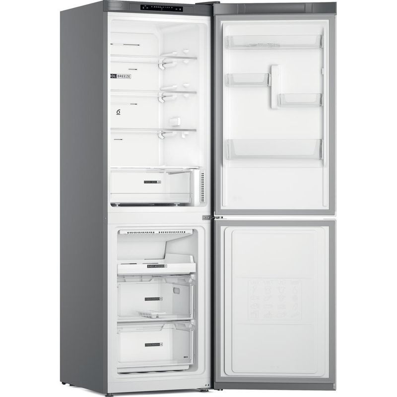 Whirlpool-Lodowka-z-zamrażarką-Wolnostojące-W7X-83A-OX-1-Optic-Inox-Dwudrzwiow-y-a-Perspective-open
