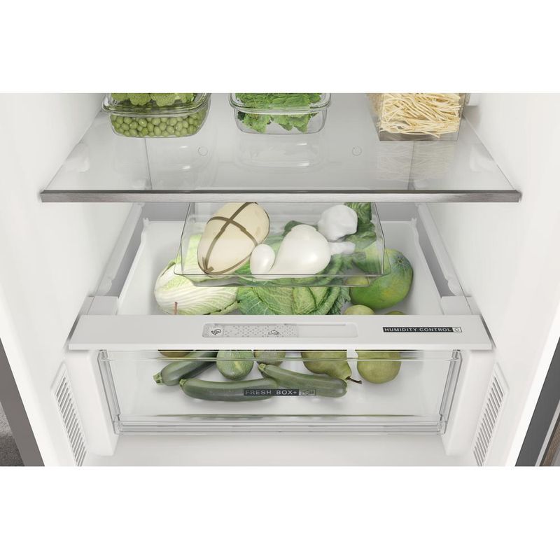 Whirlpool Lodówka z zamrażarką Wolnostojące W7X 83A OX 1 Optic Inox Dwudrzwiow(y)a Drawer