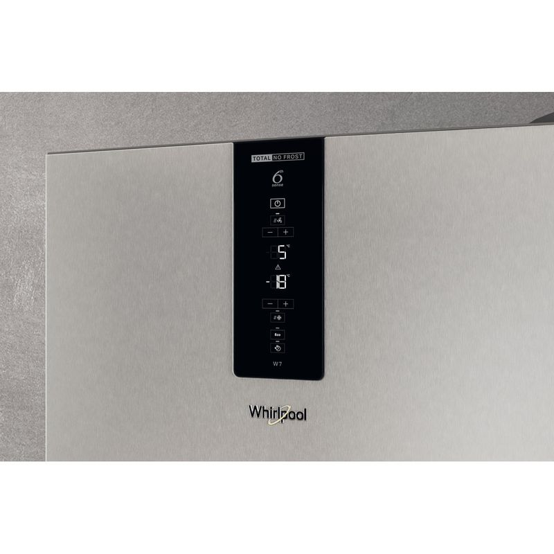 Whirlpool-Lodowka-z-zamrażarką-Wolnostojące-W7X-93T-OX-H-Optic-Inox-Dwudrzwiow-y-a-Control-panel