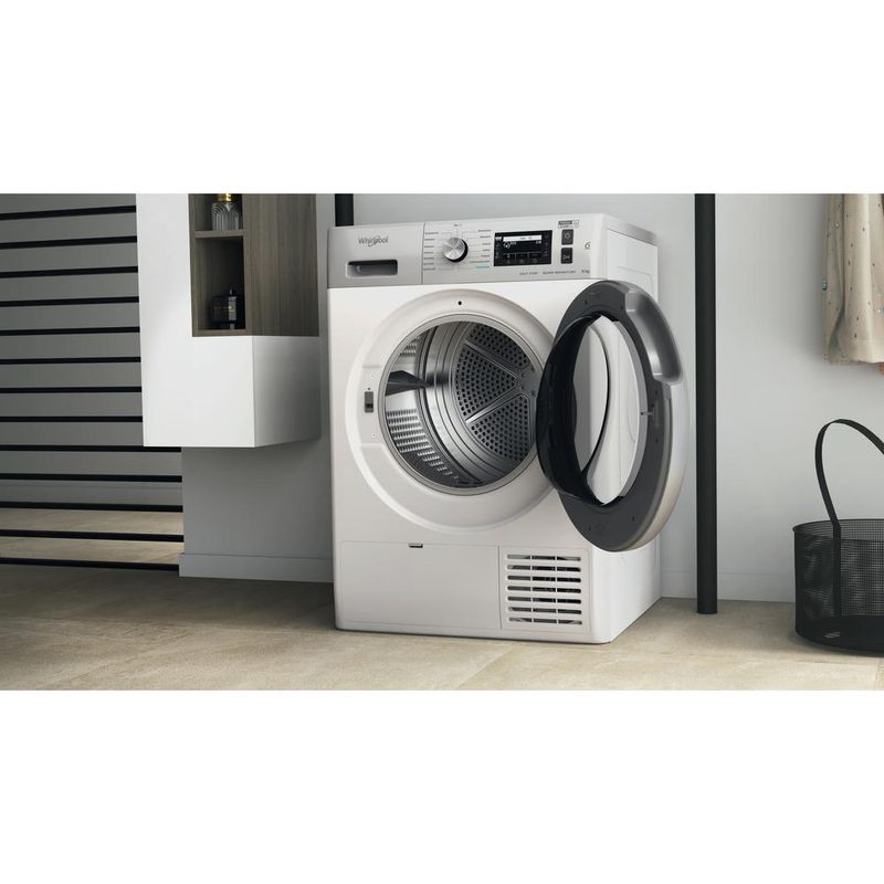 Whirlpool Suszarka FFT D 9X3WSBS PL Biel Lifestyle perspective open