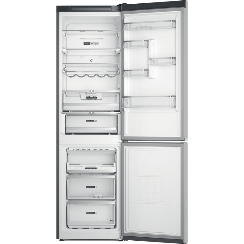 Whirlpool-Lodowka-z-zamrażarką-Wolnostojące-W7X-94T-SX-Saturn-Steel-Dwudrzwiow-y-a-Frontal-open