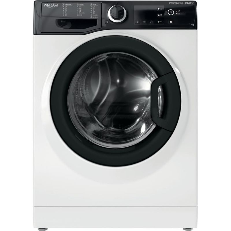 Whirlpool Pralka Wolnostojące WRSB 7259 BB EU Biel Ładowany od frontu B Frontal