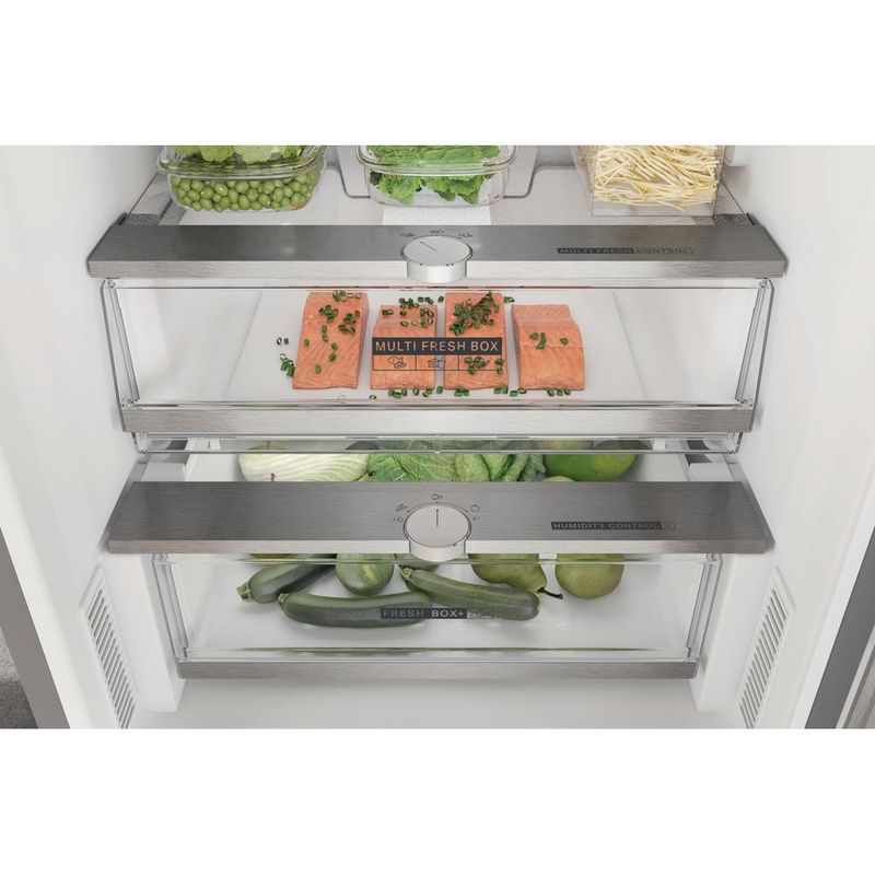 Whirlpool Lodówka z zamrażarką Wolnostojące W7X 94A OX Optic Inox Dwudrzwiow(y)a Drawer