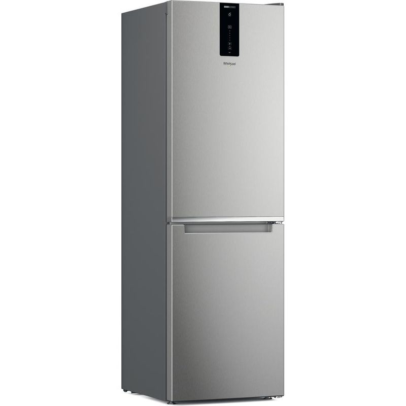 Whirlpool Lodówka z zamrażarką Wolnostojące W7X 82O OX Optic Inox Dwudrzwiow(y)a Perspective