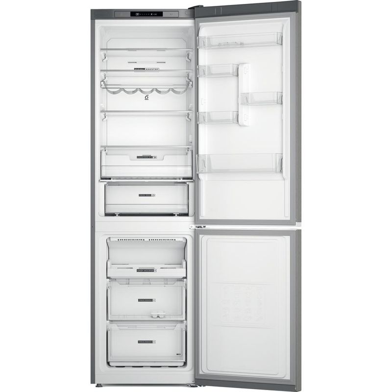 Whirlpool Lodówka z zamrażarką Wolnostojące W7X 92I OX Optic Inox Dwudrzwiow(y)a Frontal open