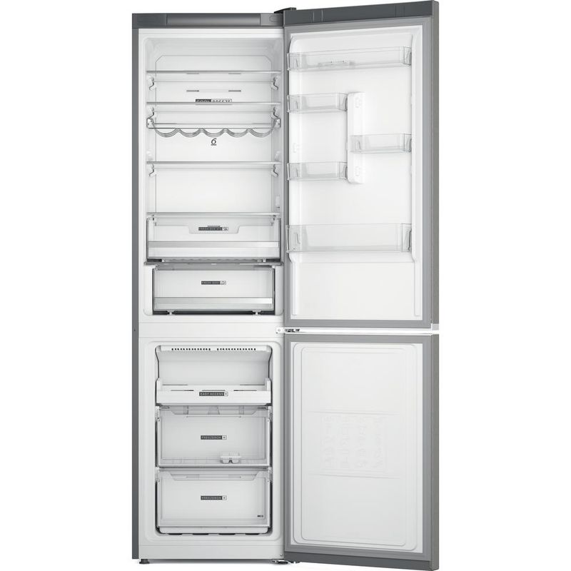 Whirlpool Lodówka z zamrażarką Wolnostojące W7X 92O OX Optic Inox Dwudrzwiow(y)a Frontal open