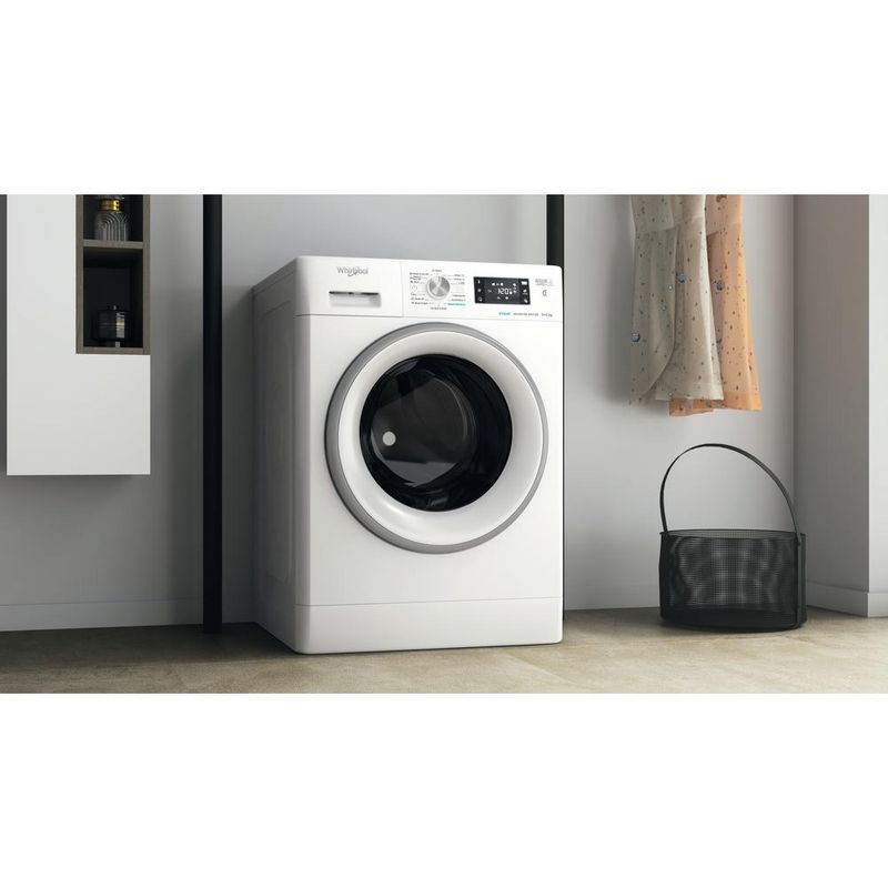 Whirlpool Pralkosuszarka Wolnostojące FFWDB 964369 SV EE Biel Ładowany od frontu Lifestyle perspective