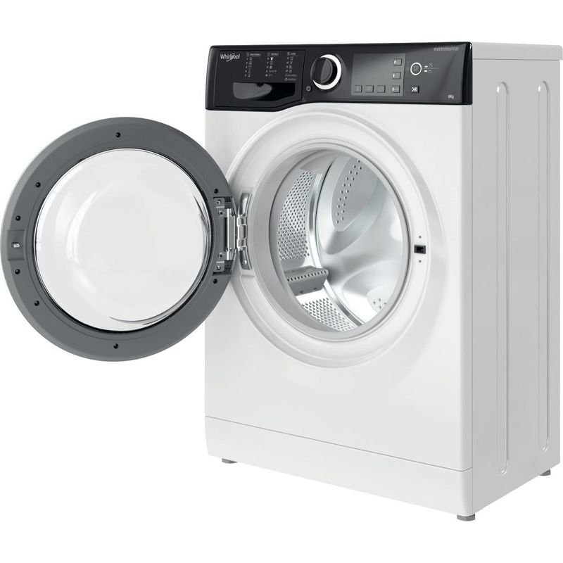 Whirlpool-Pralka-Wolnostojące-WRBSB-6228-B-EU-Biel-Ładowany-od-frontu-E-Perspective-open