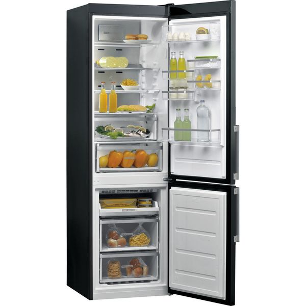 Whirlpool-Lodowka-z-zamrażarką-Wolnostojące-W9-931D-KS-H-3-Czarny-inox-Dwudrzwiow-y-a-Perspective-open