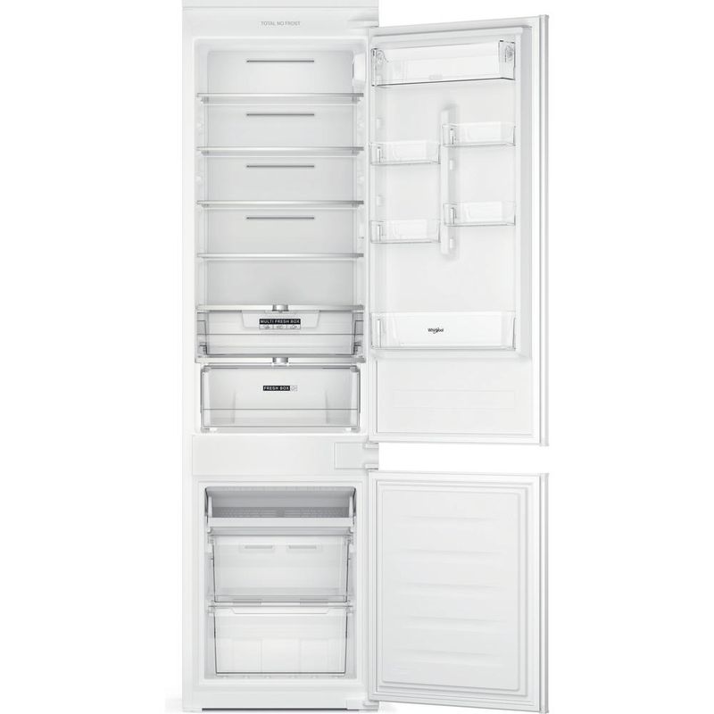 Whirlpool Lodówka z zamrażarką Do zabudowy WHC20 T121 Biel Dwudrzwiow(y)a Frontal open