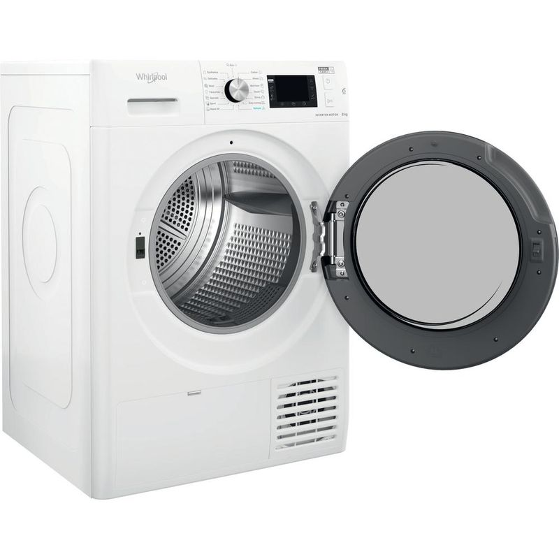 Whirlpool Suszarka FFT D 8X3B EE Biel Perspective open