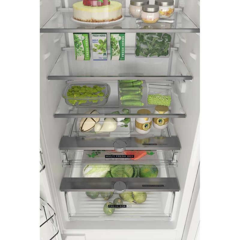 Whirlpool Lodówka z zamrażarką Do zabudowy WHC20 T121 Biel Dwudrzwiow(y)a Drawer
