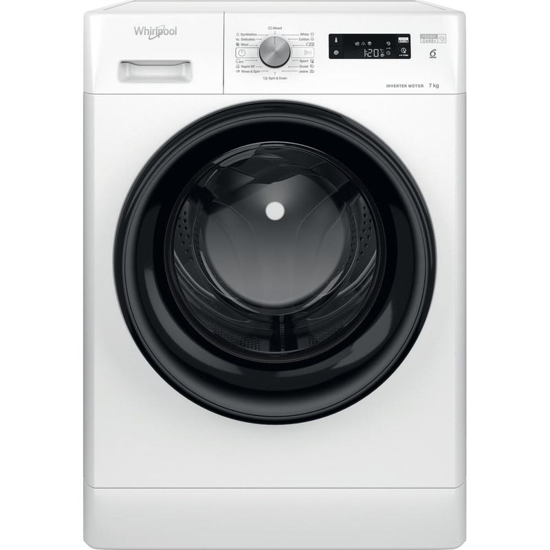 Whirlpool Pralka Wolnostojące FFS 7259 B EE Biel Ładowany od frontu B Frontal