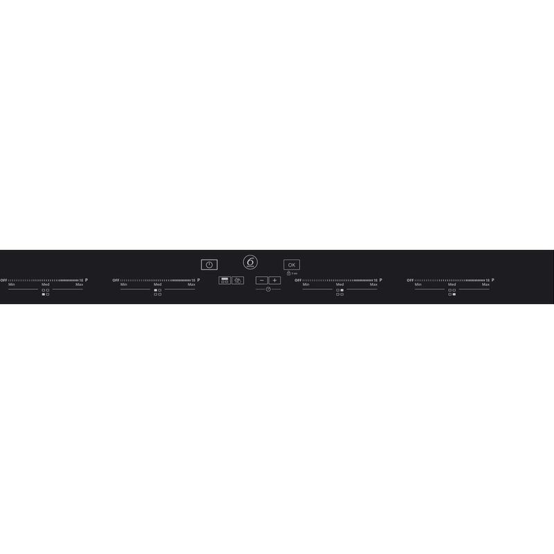 Whirlpool Płyta grzewcza SMO 654 OF/BT/IXL Czarny Induction vitroceramic Control panel
