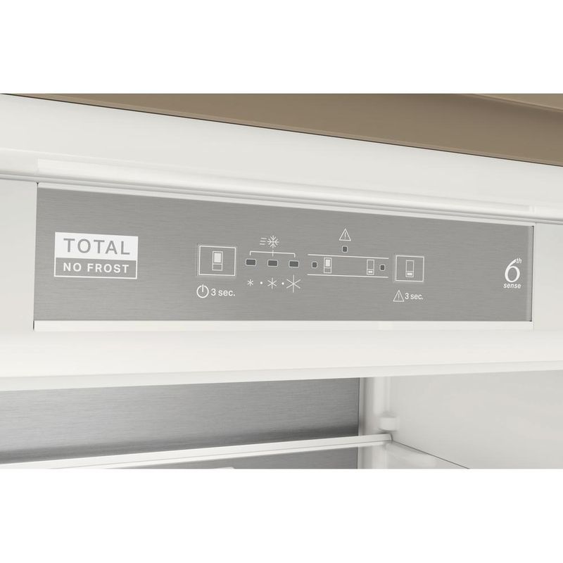 Whirlpool Lodówka z zamrażarką Do zabudowy WH SP70 T122 Biel Dwudrzwiow(y)a Control panel