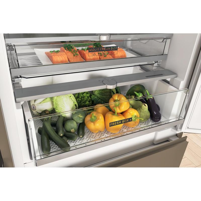 Whirlpool Lodówka z zamrażarką Do zabudowy WH SP70 T241 P Biel Dwudrzwiow(y)a Drawer