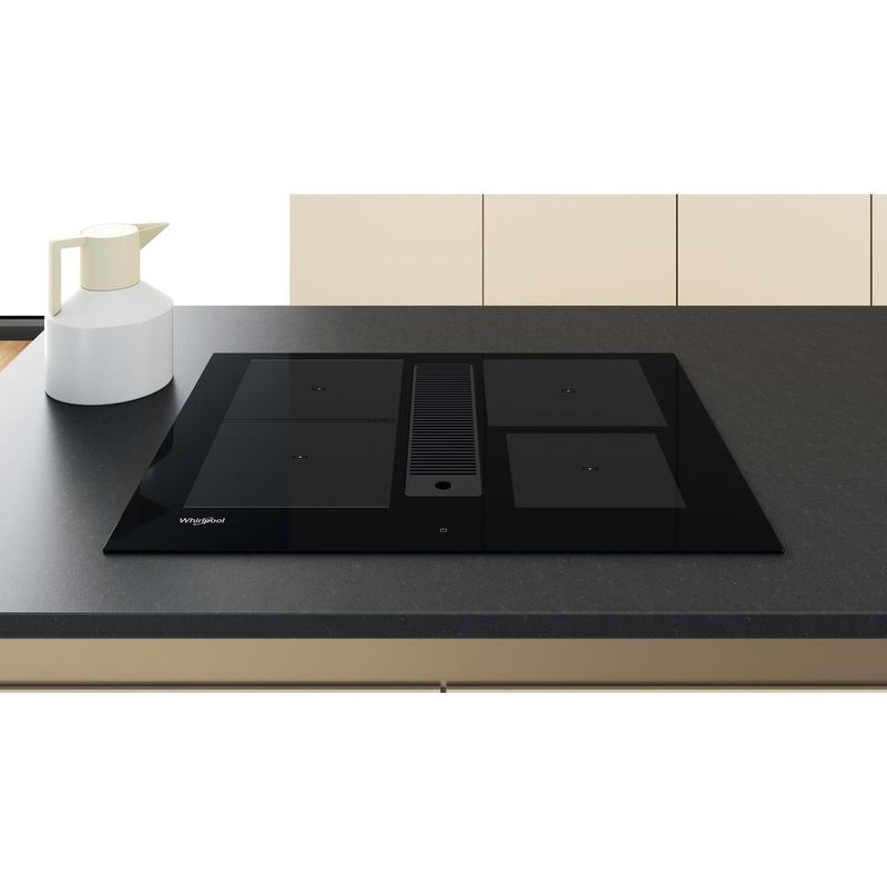 Whirlpool Venting cooktop WVH 1065B Czarny Lifestyle frontal top down