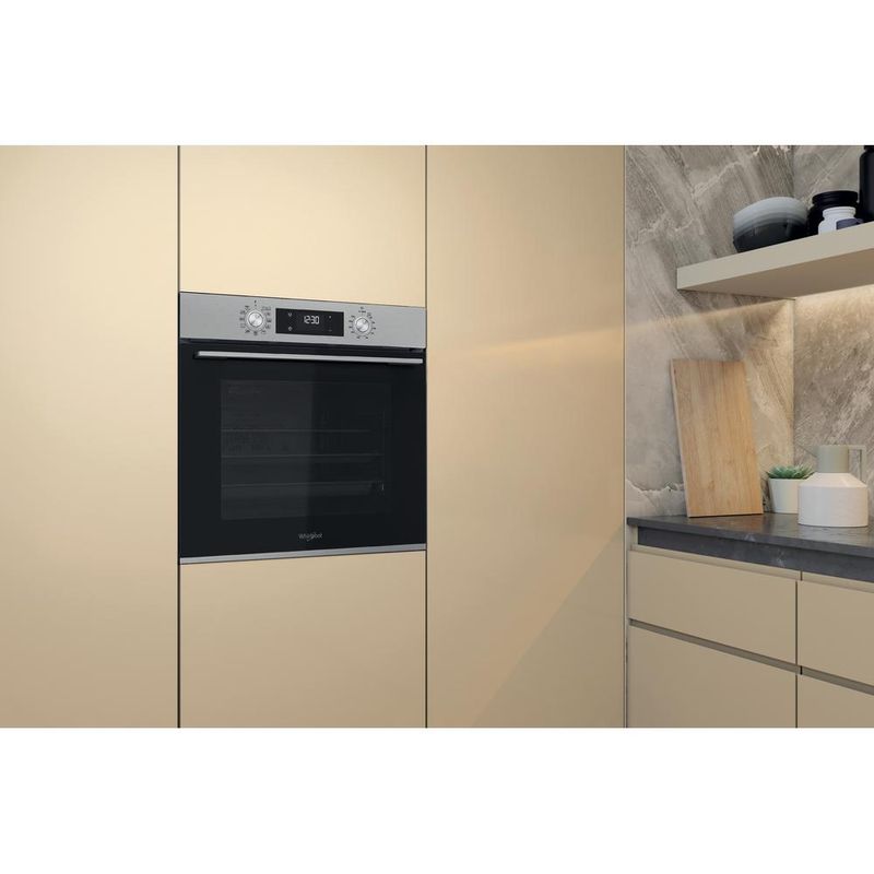 Whirlpool Piekarnik Do zabudowy OMK58CU1SX Elektryczny A+ Lifestyle perspective