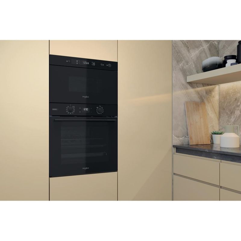 Whirlpool Mikrofalówka Do zabudowy MBNA900B Czarny Elektroniczny 22 MW 750 Lifestyle perspective