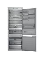Whirlpool Lodówka z zamrażarką Do zabudowy WH SP70 T262 P Szary Dwudrzwiow(y)a Frontal open