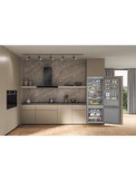 Whirlpool Lodówka z zamrażarką Do zabudowy WH SP70 T262 P Szary Dwudrzwiow(y)a Lifestyle frontal open