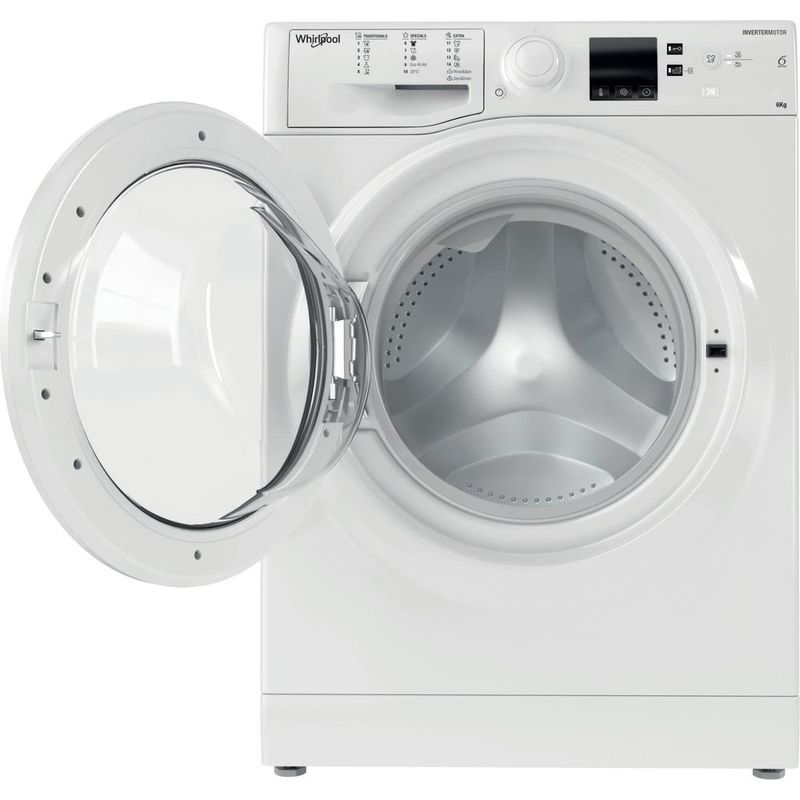 Whirlpool Pralka Wolnostojące WRBSS 6249 W EU Biel Ładowany od frontu C Frontal open