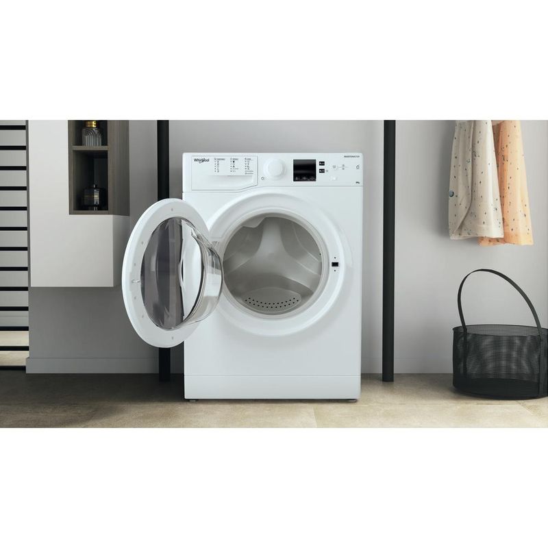 Whirlpool Pralka Wolnostojące WRBSS 6249 W EU Biel Ładowany od frontu C Lifestyle frontal open