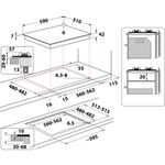 Whirlpool-Płyta-grzewcza-GOR-625-NB1-Czarny-Gazowy-Technical-drawing