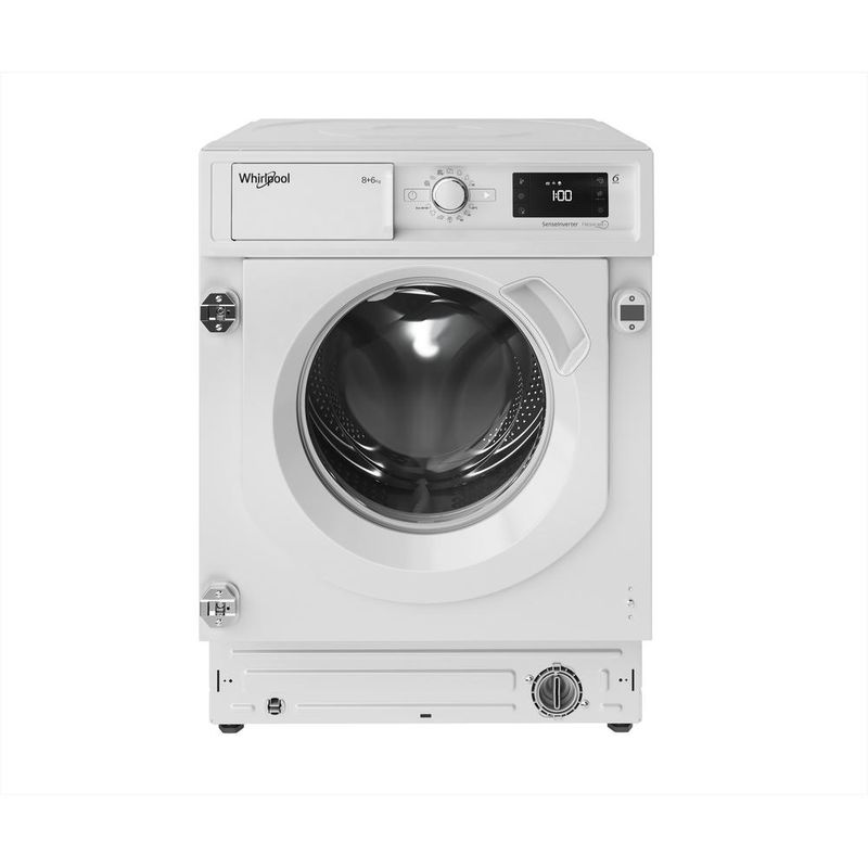 Whirlpool Pralkosuszarka Do zabudowy BI WDWG 861485 EU Biel Ładowany od frontu Frontal