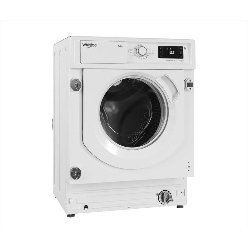 Whirlpool Pralkosuszarka Do zabudowy BI WDWG 861485 EU Biel Ładowany od frontu Perspective