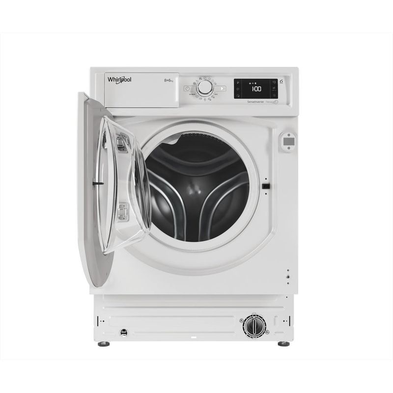 Whirlpool Pralkosuszarka Do zabudowy BI WDWG 861485 EU Biel Ładowany od frontu Frontal open