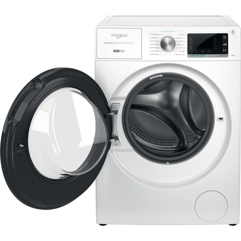 Whirlpool Pralka Wolnostojące W8 W946WB EE Biel Ładowany od frontu A Frontal open