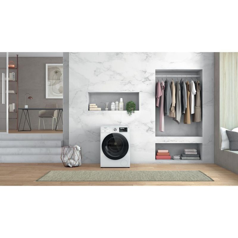 Whirlpool Pralka Wolnostojące W8 W946WB EE Biel Ładowany od frontu A Lifestyle frontal