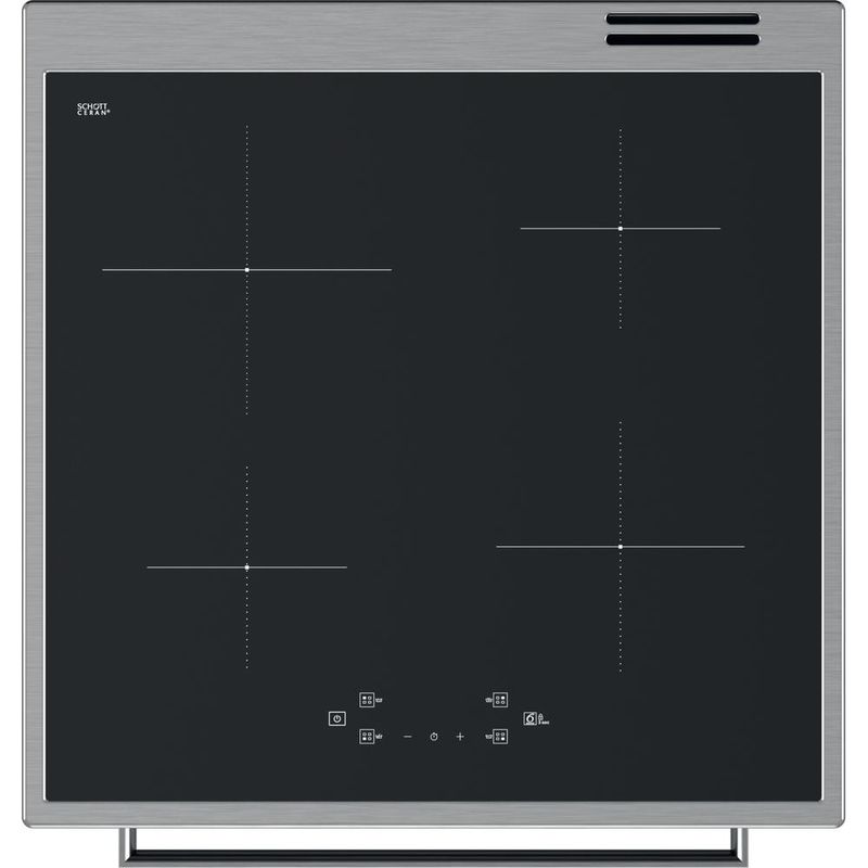 Whirlpool Kuchenka WS68IQ8CCXT/E Inox Elektryczne Frontal top down