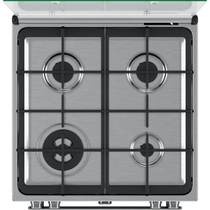 Whirlpool Kuchenka WS68G8ACXT/E Inox Gazowy Frontal top down