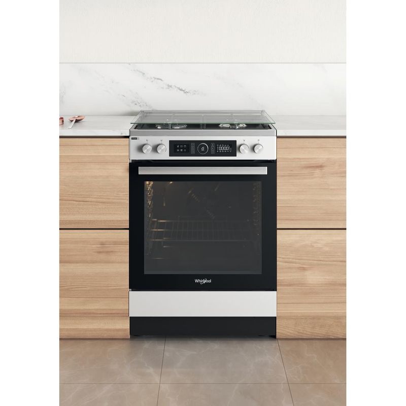 Whirlpool Kuchenka WS68G8ACXT/E Inox Gazowy Lifestyle frontal