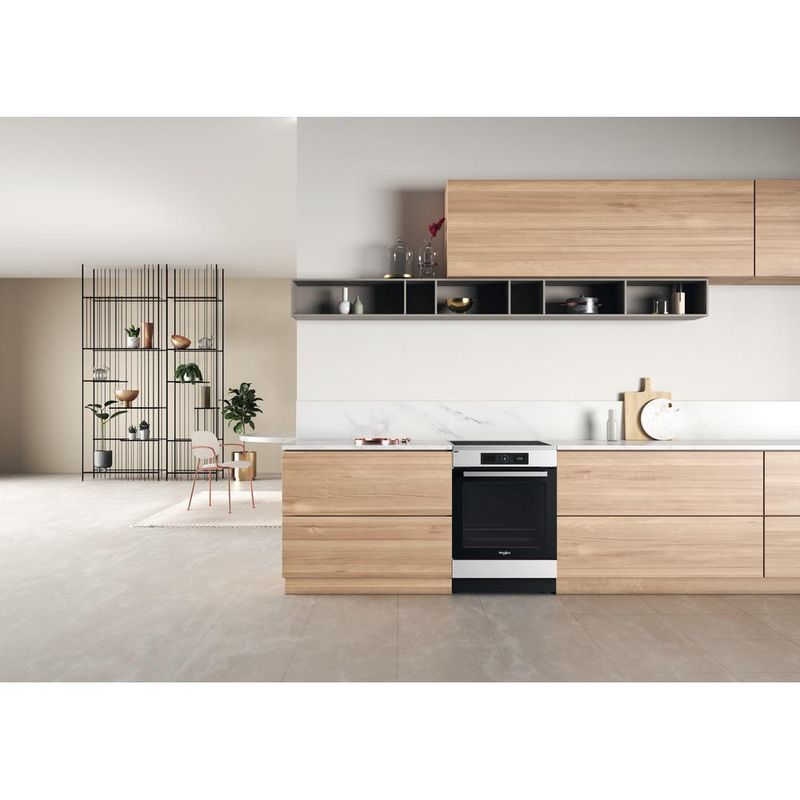 Whirlpool Kuchenka WS68IB8ACX/FR Inox Elektryczne Lifestyle frontal