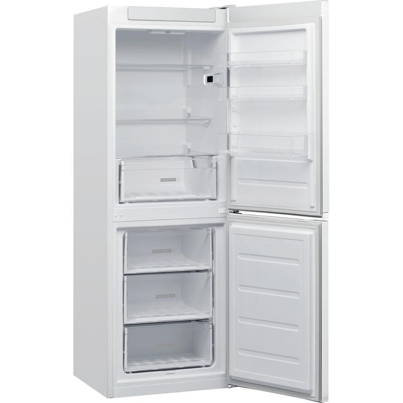 Whirlpool-Lodowka-z-zamrażarką-Wolnostojące-W5-722E-W-Biały-Dwudrzwiow-y-a-Perspective-open