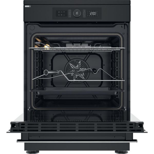 Whirlpool-Kuchenka-WS68IS8APBP-E-Czarny-Elektryczne-Frontal-open