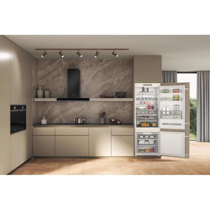 Whirlpool Lodówka z zamrażarką Do zabudowy SP40 812 EU 2 Biel Dwudrzwiow(y)a Lifestyle frontal open