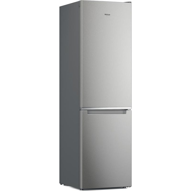 Whirlpool Lodówka z zamrażarką Wolnostojące W7X 94A OX 1 Optic Inox Dwudrzwiow(y)a Perspective