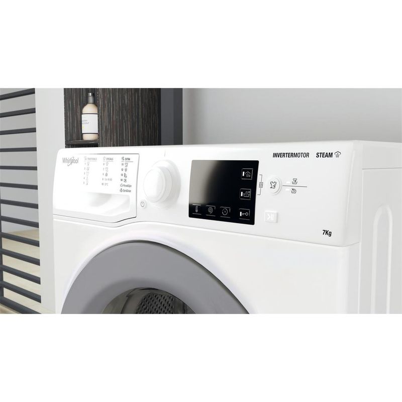 Whirlpool Pralka Wolnostojące WRSB 7259 WS EU Biel Ładowany od frontu B Lifestyle control panel