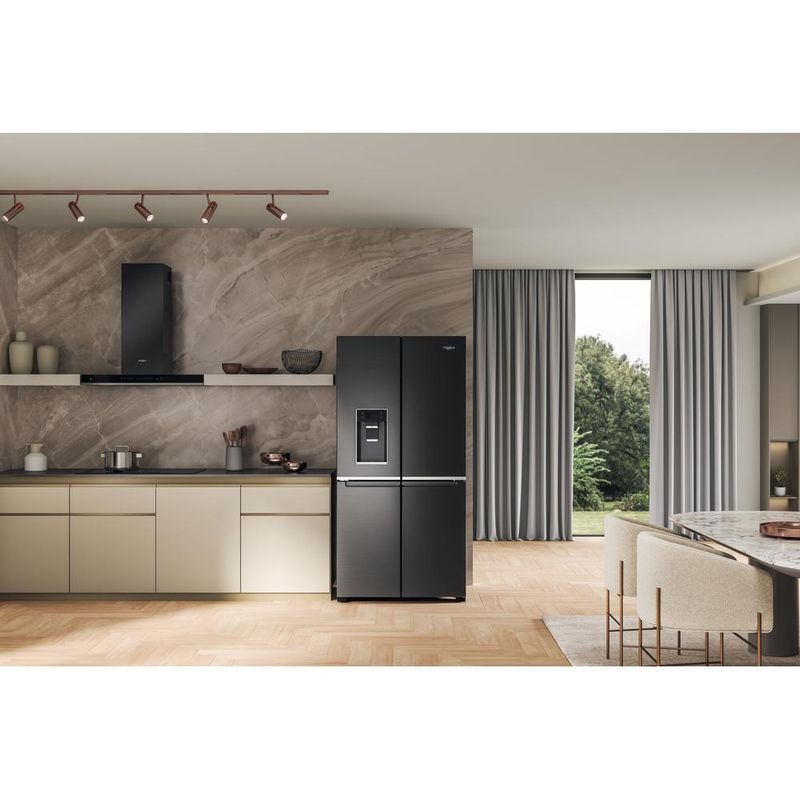 Whirlpool-Side-by-Side-Wolnostojące-WQ9I-FO2BX-EF-Czarna-stal-Lifestyle-frontal