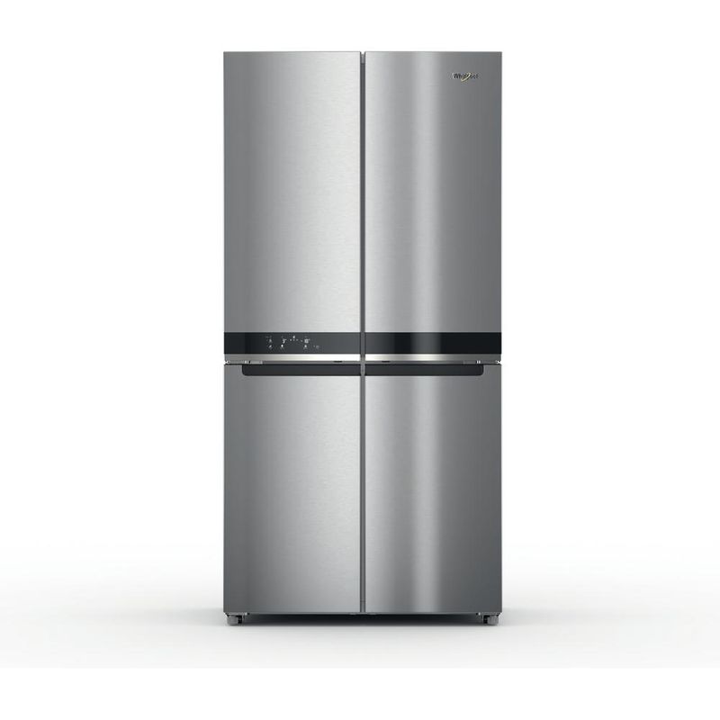 Whirlpool-Side-by-Side-Wolnostojące-WQ9-E2L-EF-Inox-Look-Frontal