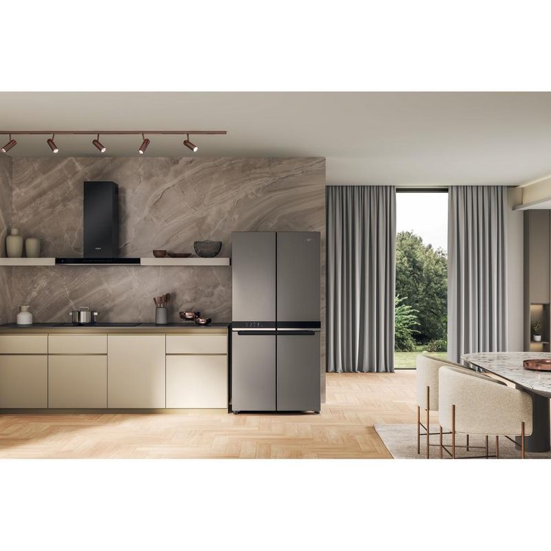 Whirlpool-Side-by-Side-Wolnostojące-WQ9-U2BL-EF-Czarny-inox-Lifestyle-frontal