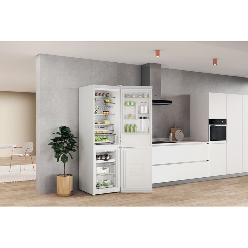 Whirlpool-Lodowka-z-zamrażarką-Wolnostojące-W7X-92O-W-H-Biały-Dwudrzwiow-y-a-Lifestyle-perspective-open