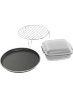 Whirlpool Mikrofalówka Do zabudowy AMW 6440 FB Czarny Elektroniczny 31 MW + Grill 1000 Accessory