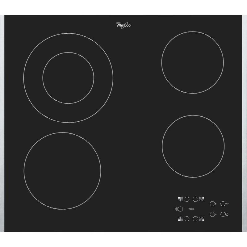 Whirlpool Płyta grzewcza AKT 8130 BA Czarny Radiant vitroceramic Frontal