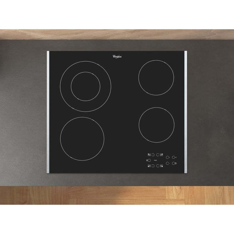 Whirlpool Płyta grzewcza AKT 8130 BA Czarny Radiant vitroceramic Lifestyle frontal