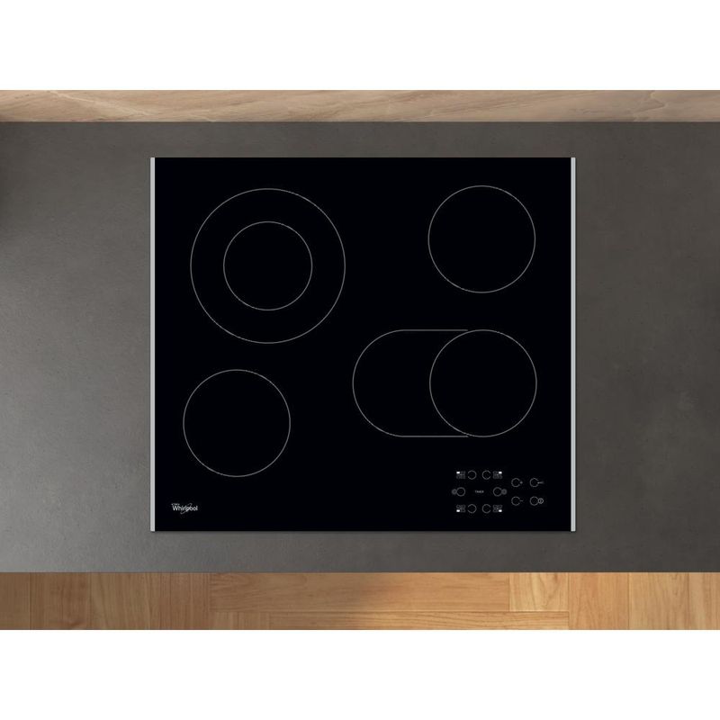 Whirlpool Płyta grzewcza AKT 8210 LX Czarny Radiant vitroceramic Lifestyle frontal